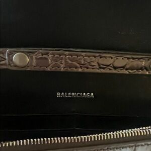 Balenciaga crossbody bag.